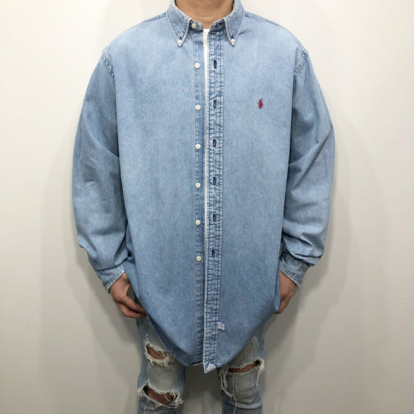 Polo Ralph Lauren Denim Shirt (XL/BIG/TALL) – VINTAGELANDNZ