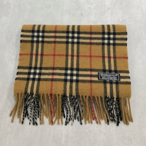 Vintage late 80s - 90s Burberrys Lambswool Scarf England
