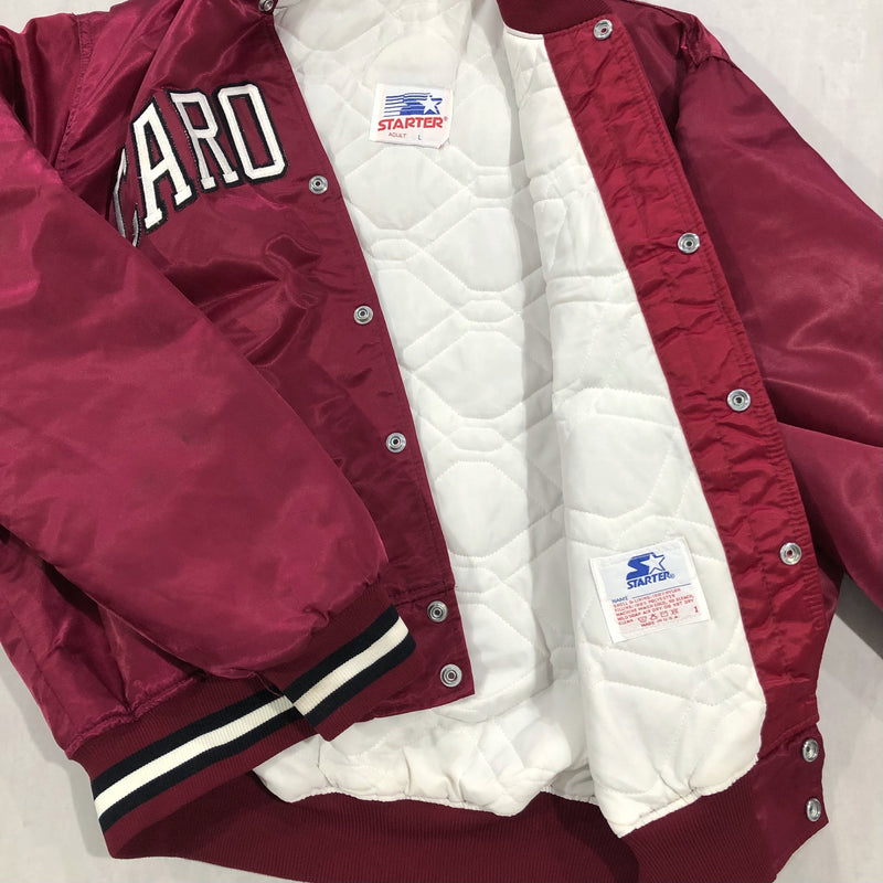 Vintage Starter Satin Jacket Carolina USA (L/BIG)