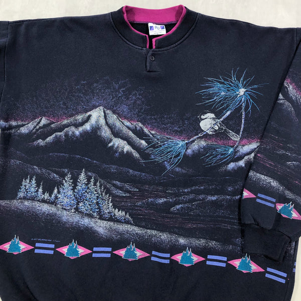 Vintage Sweatshirt Mountains USA (L/BIG)