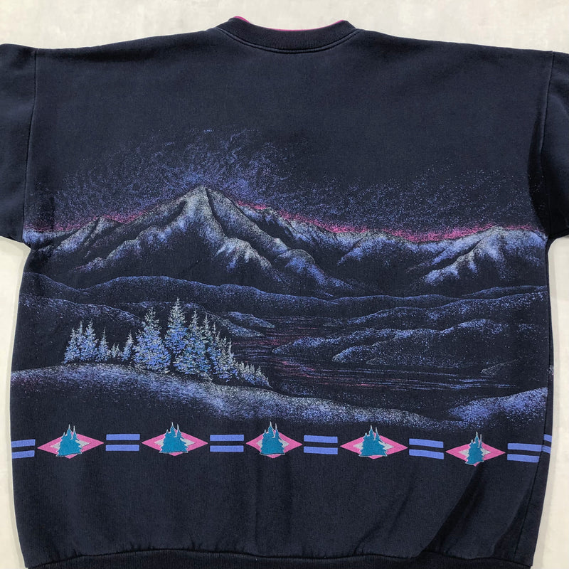 Vintage Sweatshirt Mountains USA (L/BIG)