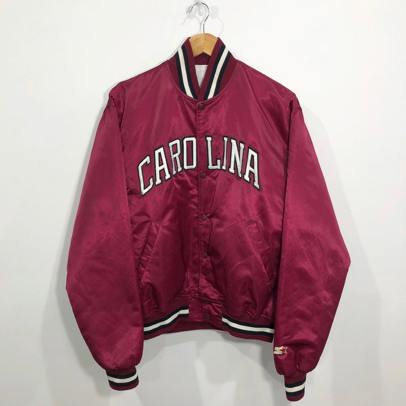 Vintage Starter Satin Jacket Carolina USA (L/BIG)