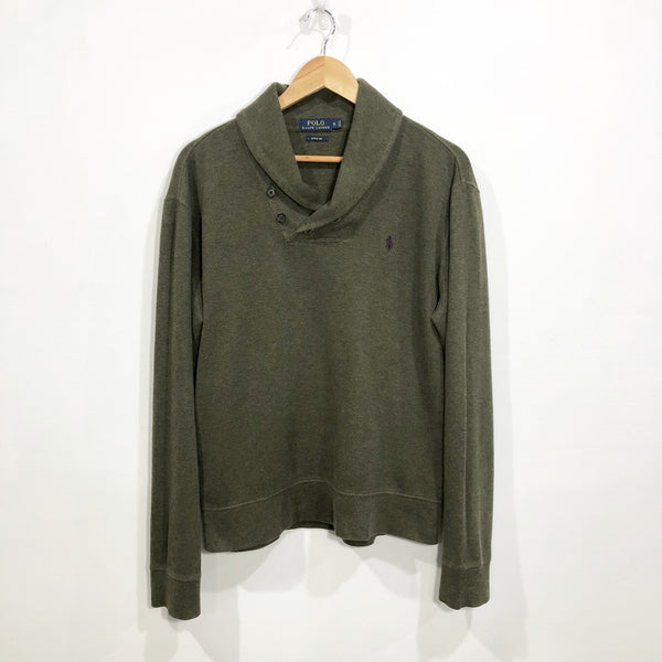 Polo Ralph Lauren Shawl Knit Sweater (M/SHORT)