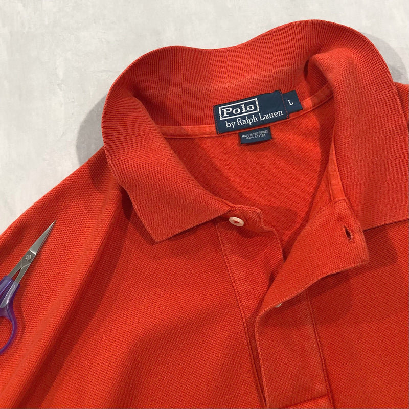 [Reworked] Polo Ralph Lauren Cropped Polo Shirt (L)