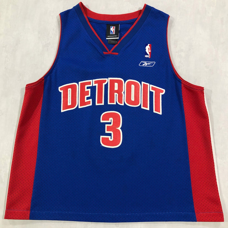 [Reworked] Reebok NBA Cropped Jersey Detroit Pistons (M)