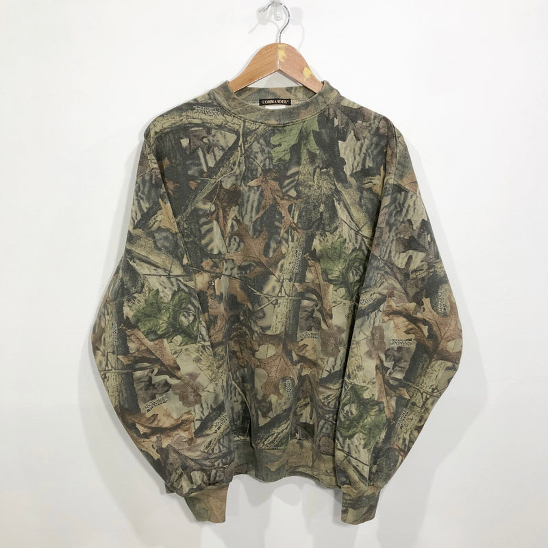 Vintage Camo Sweatshirt (L)