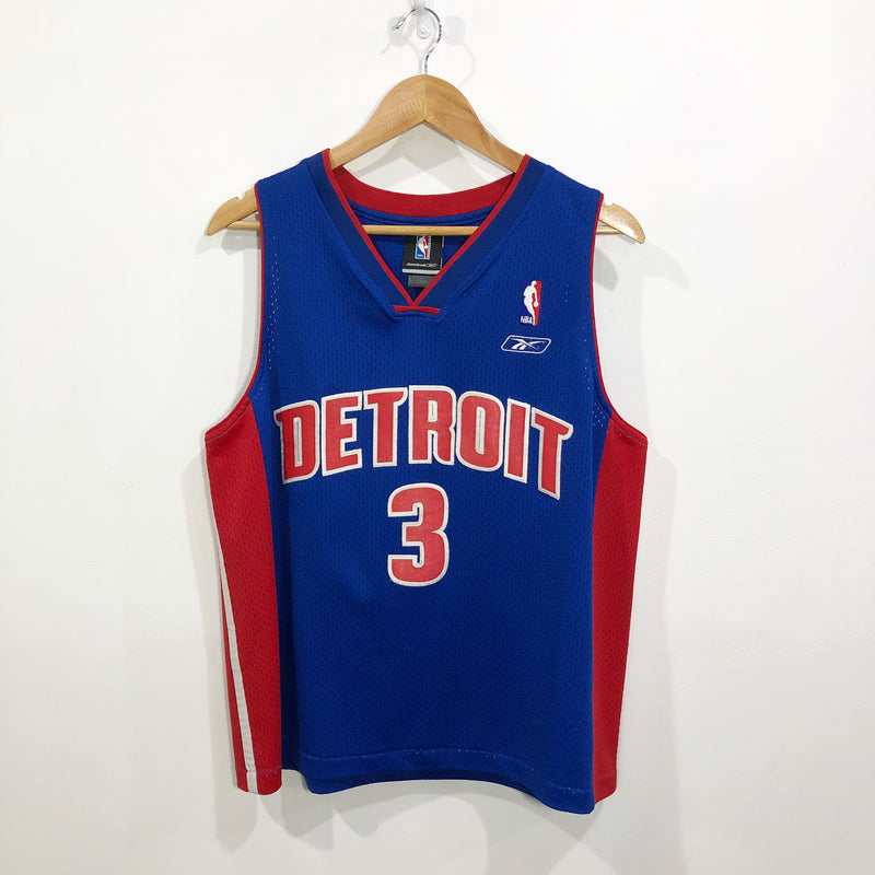 [Reworked] Reebok NBA Cropped Jersey Detroit Pistons (M)