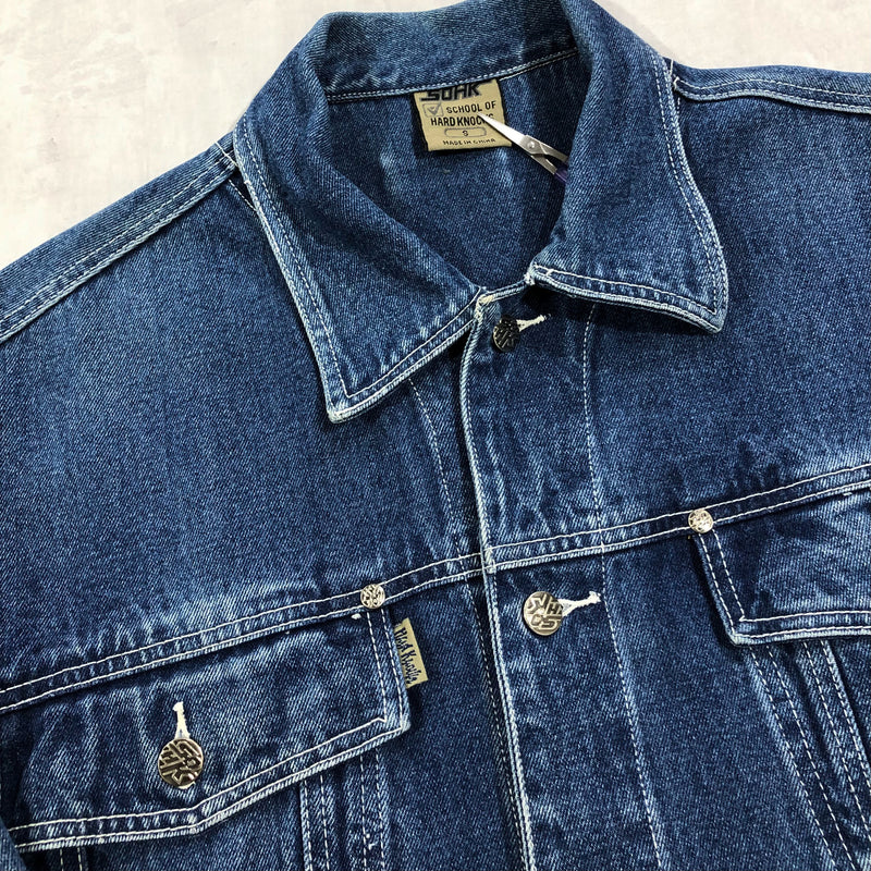 Vintage School of Hard Knocks Denim Jacket (M)