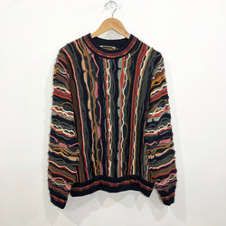 Vintage Cable Knit Sweater (M)