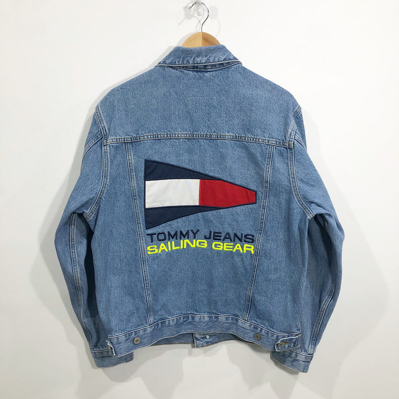 Tommy jeans sailing denim on sale jacket