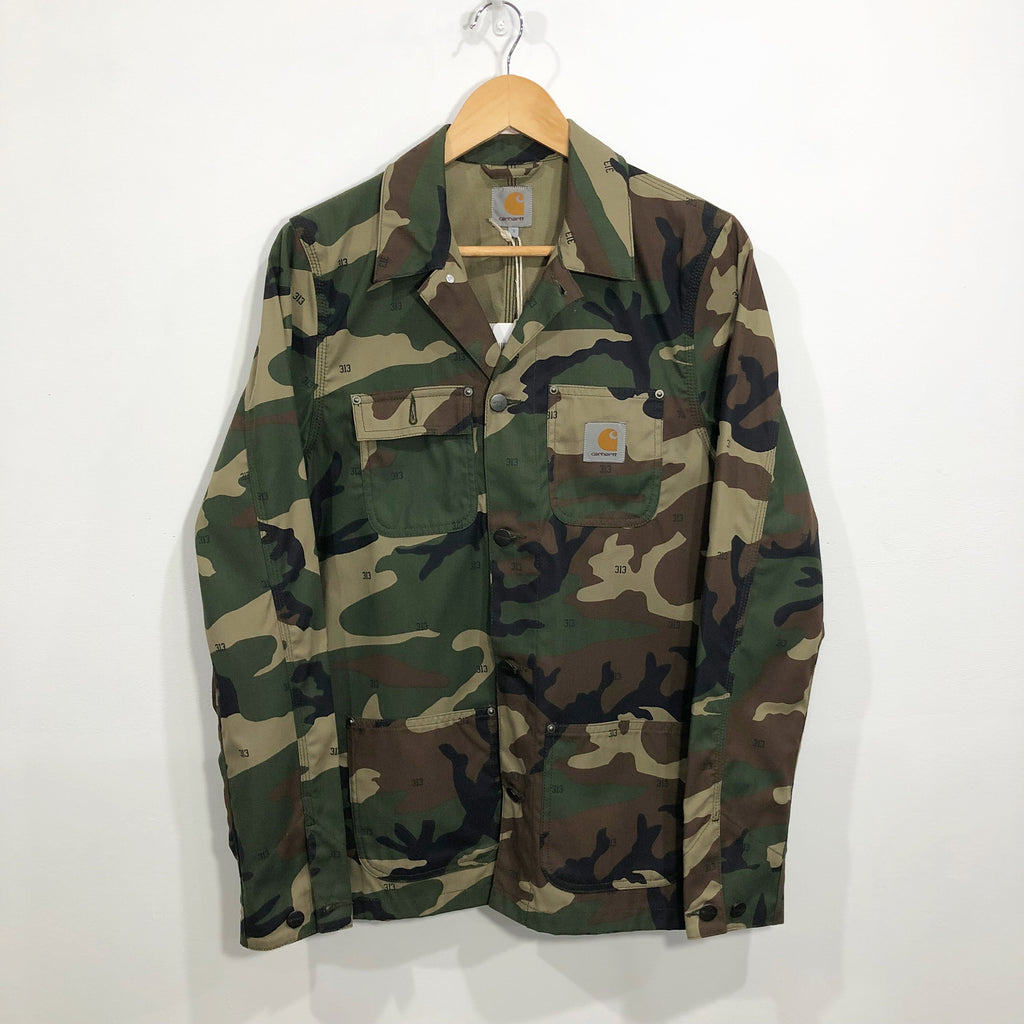 Carhartt wexford shop camo shirt jacket