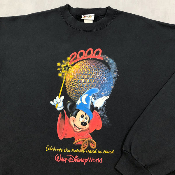 Vintage Disney Sweatshirt 2000 Walt Disney World USA (2XL)