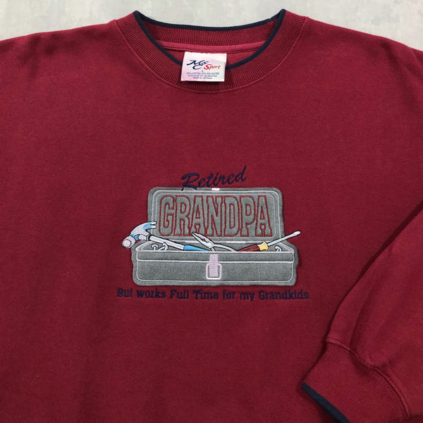 Vintage Sweatshirt Retired Grandpa (XL)