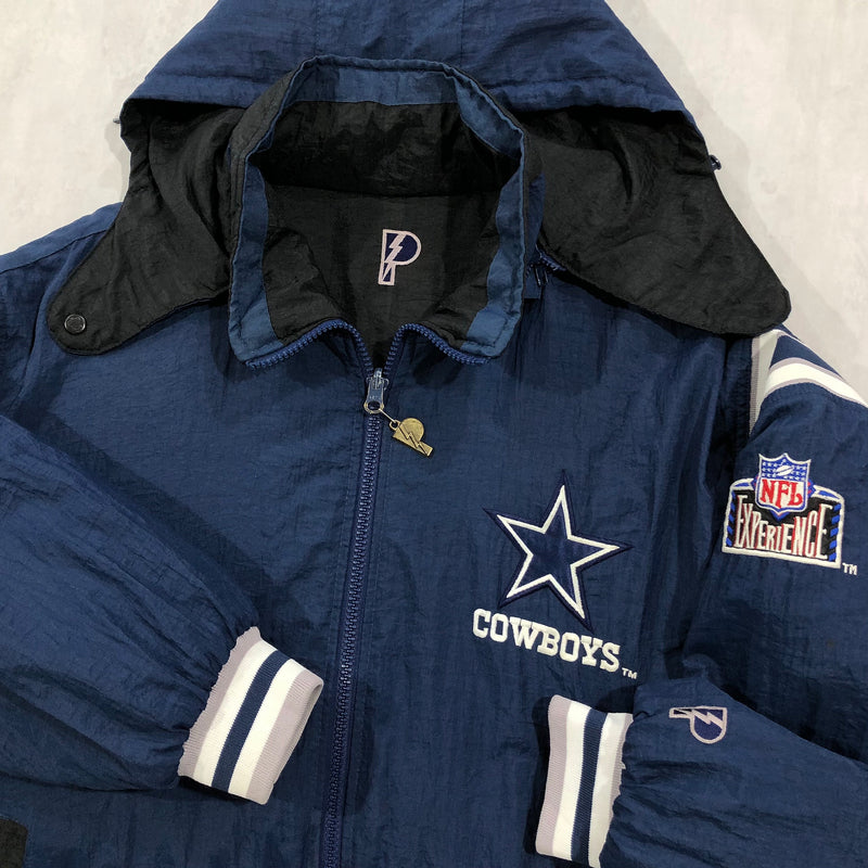 Vintage NFL Pro Player Dallas Cowboys Reversible Parka Jacket