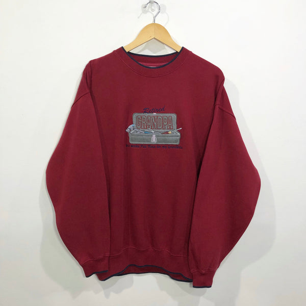 Vintage Sweatshirt Retired Grandpa (XL)