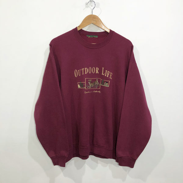 Vintage Sweatshirt Outdoor Life (M)