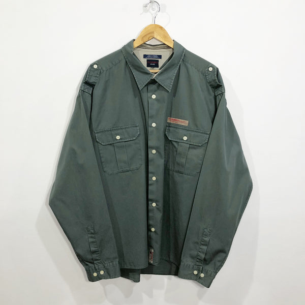 Vintage Tommy Jeans Work Shirt (XL)