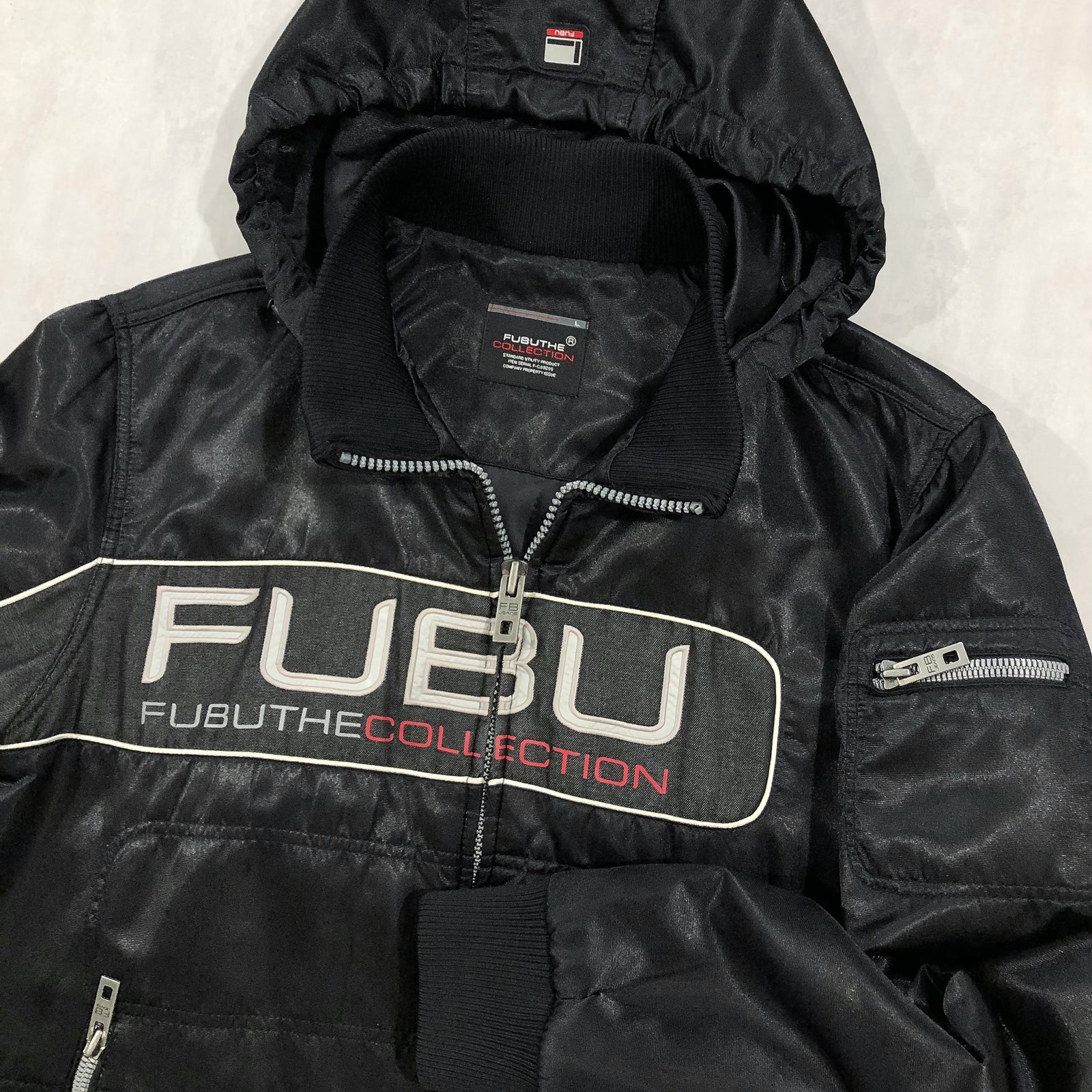 Fubu jacket with hood best sale