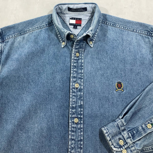 Vintage Tommy Hilfiger Denim Shirt (S/BIG)