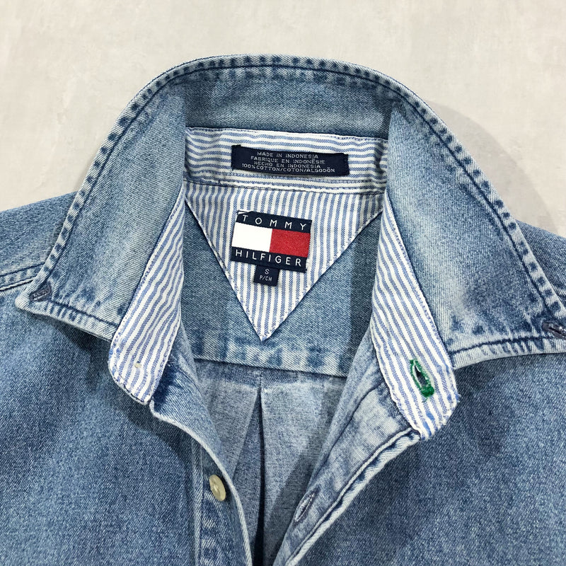 Vintage Tommy Hilfiger Denim Shirt (S/BIG)