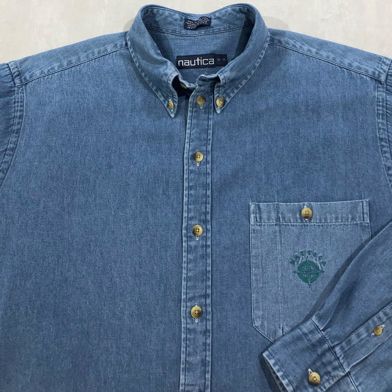 Vintage Nautica Denim Shirt (L/BIG)