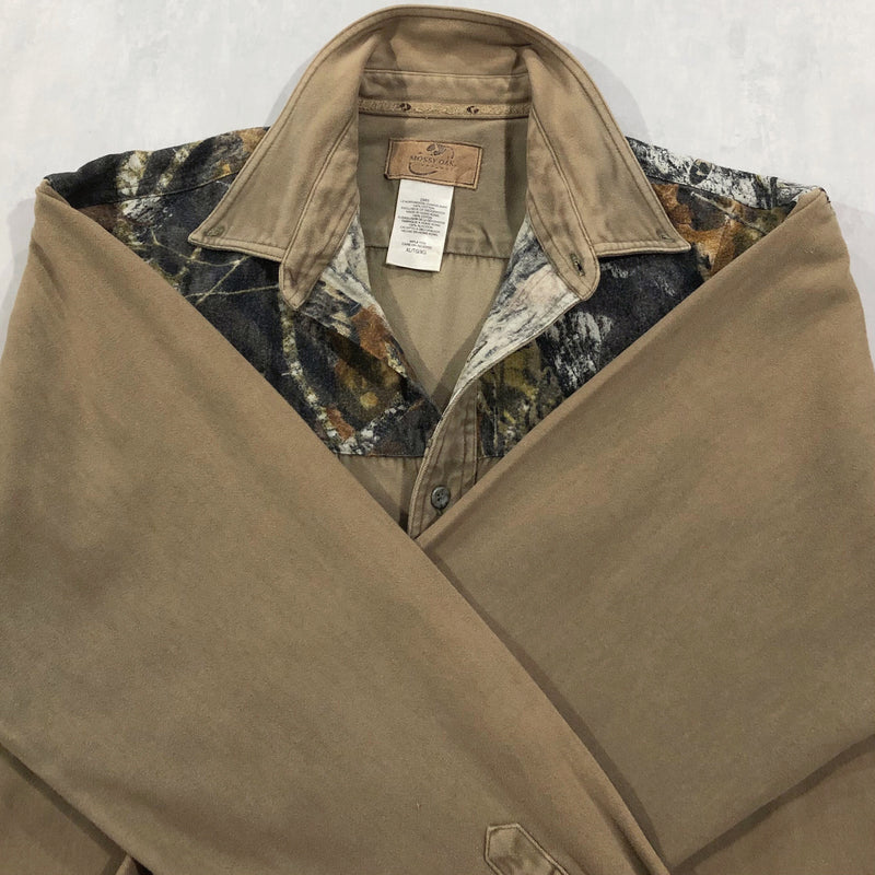 Vintage Mossy Oak Heavy Camo Shirt (XL/TALL)