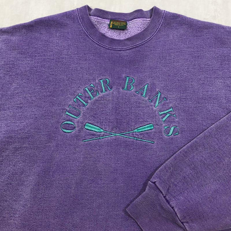 Vintage Heavy Sweatshirt Outer Banks USA (L)