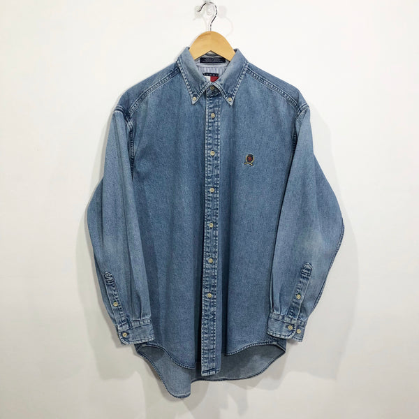 Vintage Tommy Hilfiger Denim Shirt (S/BIG)