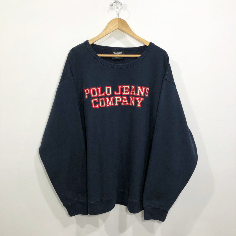 Vintage Polo Jeans Co Sweatshirt (W/2XL)