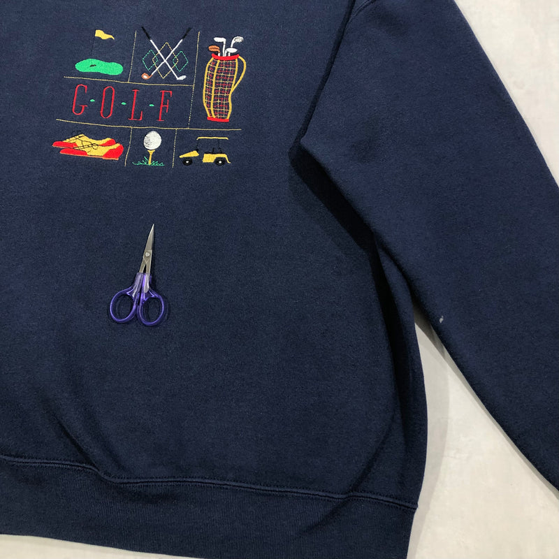 Vintage Fruit of the Loom Sweatshirt Golf USA (L)