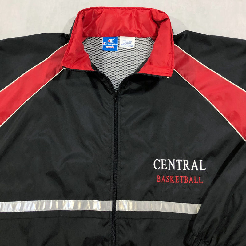 Vintage Champion Lightweight Jacket Central Basketball (XL)