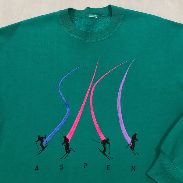 Vintage Sweatshirt Ski Aspen (M)