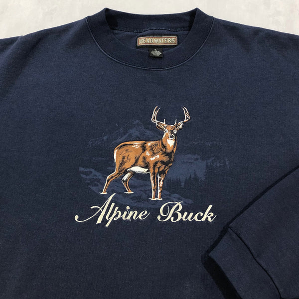 Vintage Sweatshirt Alpine Buck (2XL/BIG)