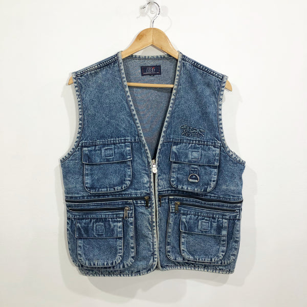 Vintage Denim Vest (S/SHORT)