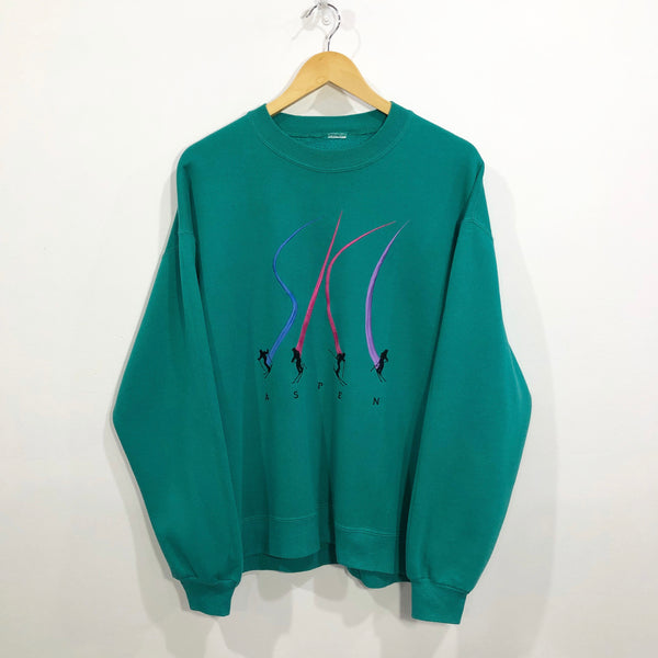 Vintage Sweatshirt Ski Aspen (M)