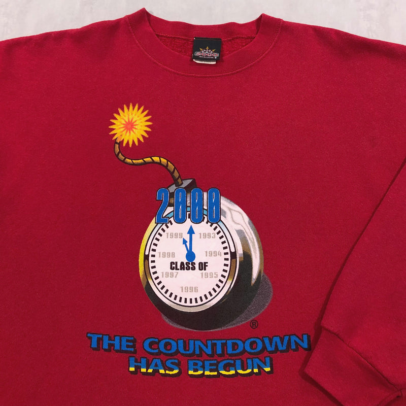 Vintage Sweatshirt 2000 The Countdown has begun USA (L/BIG)