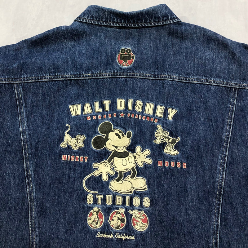 Vintage Disney Denim Jacket Walt Disney Studios (XL/BIG-2XL)