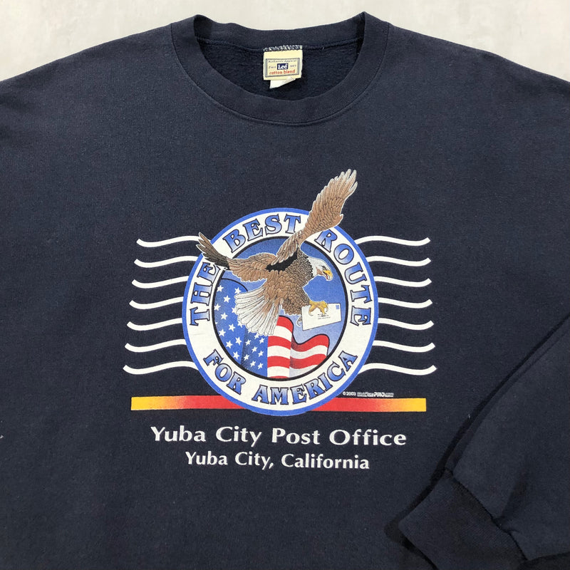 Vintage Lee Sweatshirt 2003 Yuba City Post Office (L)