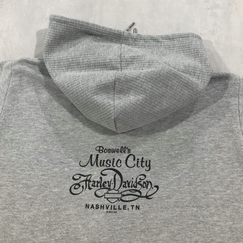 Harley Davidson Hoodie Zip Boswell's Music City (W/L)