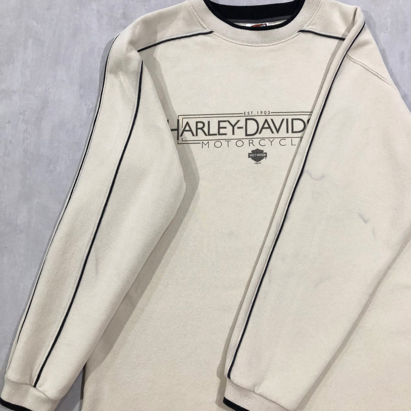 Harley Davidson Fleeced Sweatshirt Triple S (L)