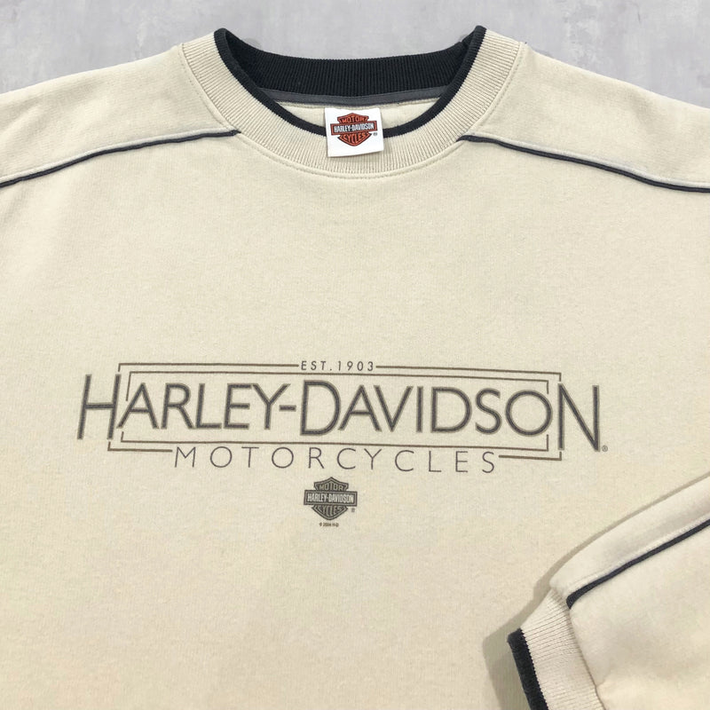 Harley Davidson Fleeced Sweatshirt Triple S (L)