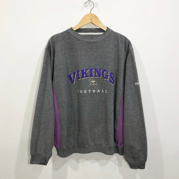 Vintage Puma NFL Sweatshirt Minnesota Vikings (L/BIG/SHORT)