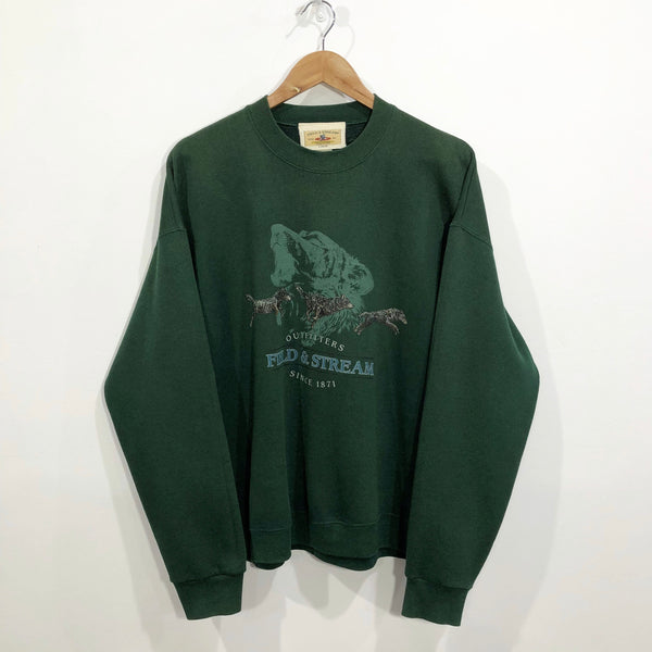 Vintage Sweatshirt Field & Stream USA (L/SHORT)