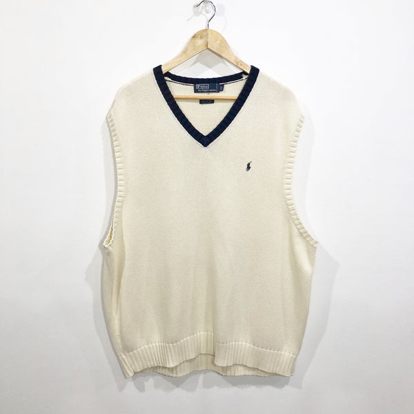 Vintage Polo Ralph Lauren Knit Vest (2XL)