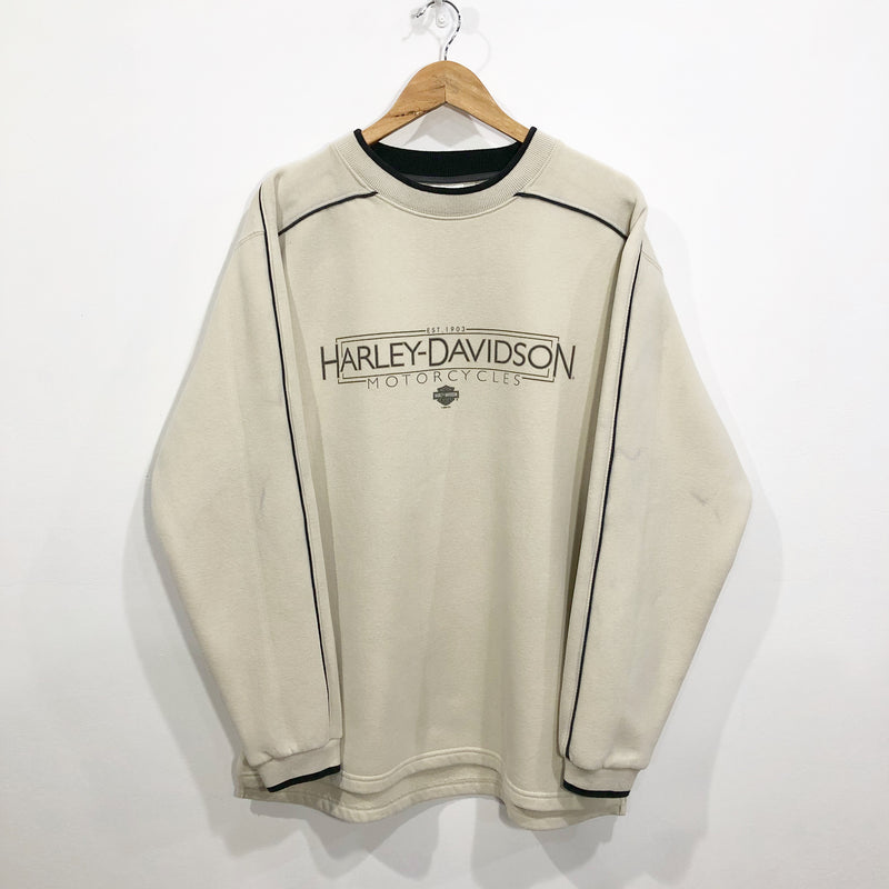 Harley Davidson Fleeced Sweatshirt Triple S (L)