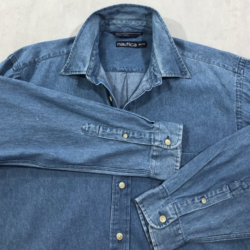 Vintage Nautica Denim Shirt (XL/TALL)