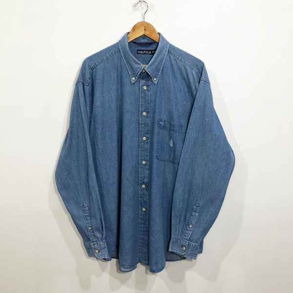 Vintage Nautica Denim Shirt (XL/TALL)