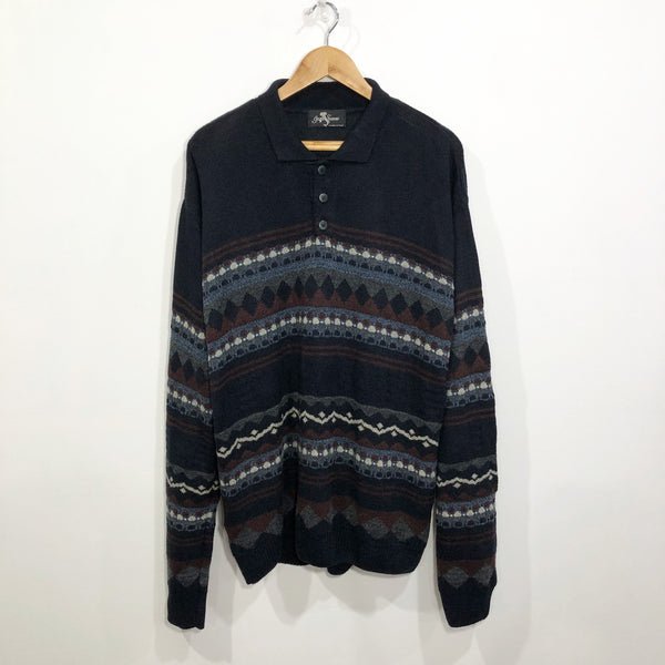 Vintage Knit Sweater (XL)