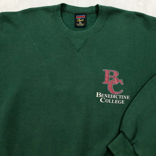 Vintage Soffe Sweatshirt Benedictine College (XL/SHORT)