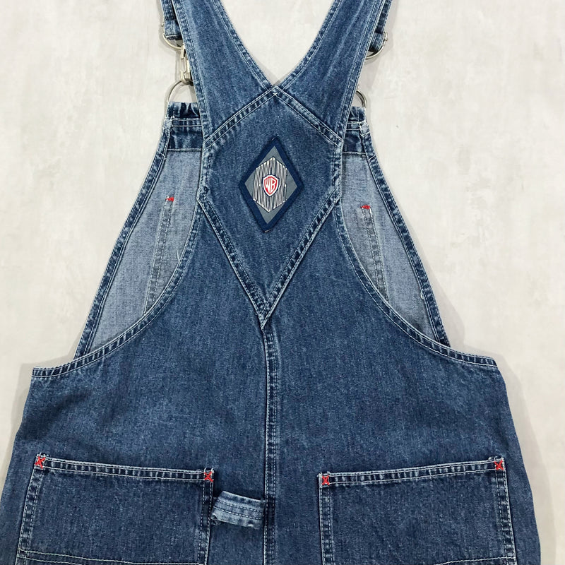 Vintage Warner Bros Denim Overalls 2000 Looney Tunes (W/S-M)